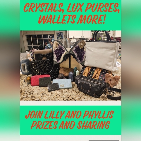 Like Post to be notified when I go Live!  LUX purses, wallets, Jewelry, & more! - Picture 3 of 3
